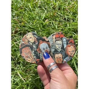 Horror Icons Car Coasters 2 Pack